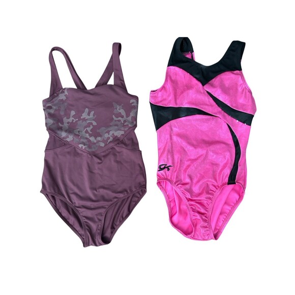 GK / Bloch Girls Dance/Gymnastics Leotard Lot Size 10/12 - Picture 1 of 8